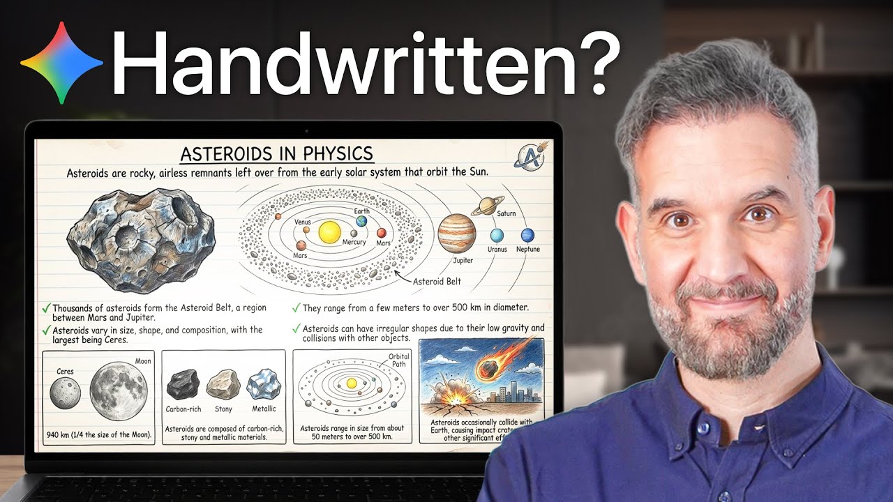 'Handwritten' Study Notes with Google Gemini in Seconds