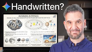'Handwritten' Study Notes with Google Gemini in Seconds