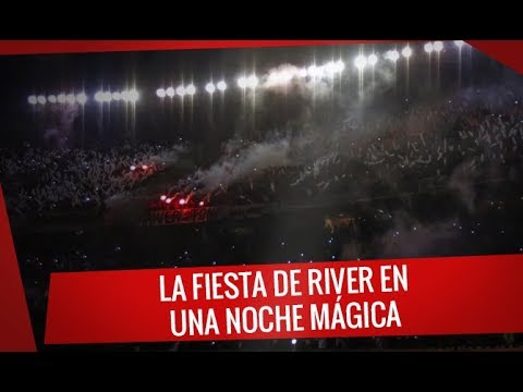 "River vs Jorge Wilstermann - La fiesta de River en una noche mágica" Barra: Los Borrachos del Tablón • Club: River Plate