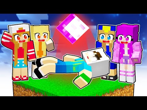 BÜTÜN KIZ HAYRANLARIM VS ELE GEÇİRİLMİŞ ENES TEK BLOK 😨 Minecraft