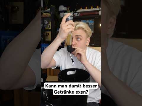 Papaplatte testet TikTok Gadget mit dem man besser Getränke exen kann #papaplatte