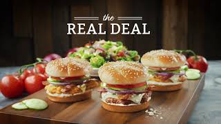 Braum's New Garden Bacon Salad, Cheeseburger & Chicken Sandwiches