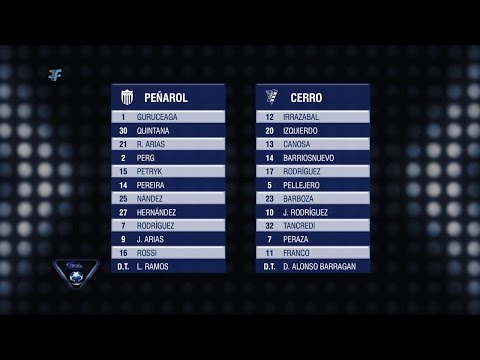 Apertura - Fecha 14 -  Peñarol 1:2 Cerro