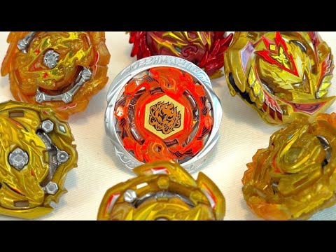 FULL GOLD TURBO SET Random Booster Vol. 19 Unboxing & Battle | Burn Phoenix .Y.Wd | Beyblade Burst