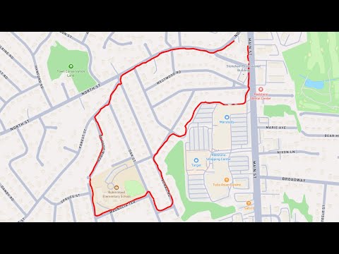 2025-11-11 Walk - Stoneham, MA - Main St, Myopia Rd, Bonad Rd, Magnolia Ter, Robin Hood Rd, North St