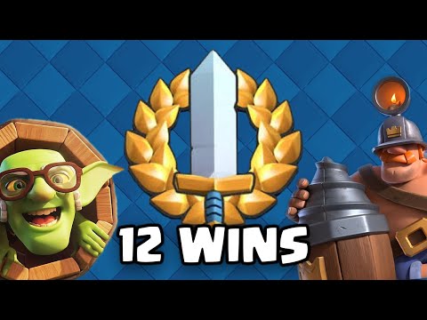 12 WINS GRAND CHALLENGE - BEST BAIT DECK IN CLASH ROYALE