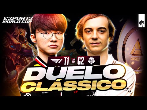 T1 vs G2: O ÚLTIMO JOGO DO FAKER NA COPA DO MUNDO 2025 | Ilha das lendas