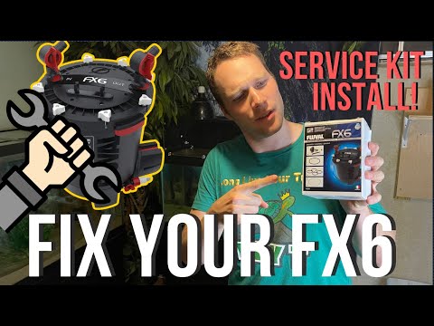Fluval FX6 NOT WORKING?! Try the Service Kit! - Full Installation Video for My Turtle Tank