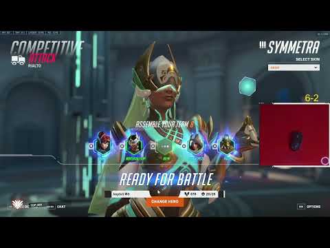 GALE SYMMETRA + ASHE TOP 500 GAMEPLAY OVERWATCH 2 SEASON 4