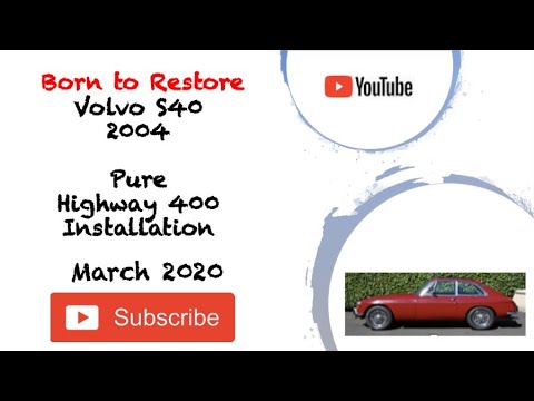 Volvo S40 - Pure Highway 400. Part 1 - DAB Radio/ Bluetooth Installation.