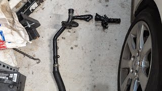LTG 2.0T Radiator coolent Hose Water Outlet replacement Cadillac ATS