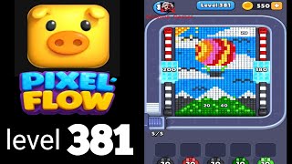 Pixelflow level 381 Guide Walkthrough Solution