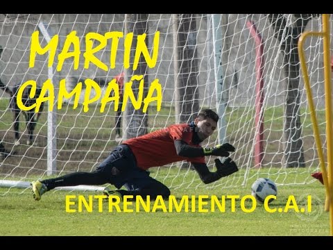 TERRIBLE atajada de Martin Campaña en el entrenamiento