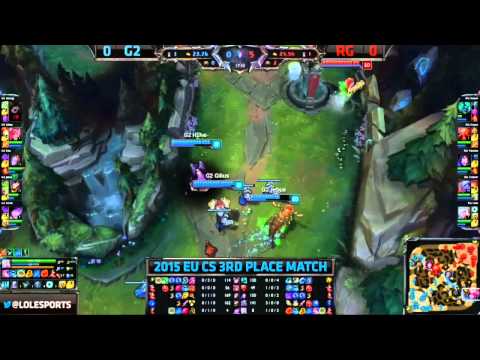 RG vs G2 Spiel 1 - EU Challenger Series Spiel um Platz 3