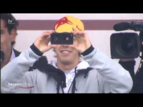 hessenschau: Vettels Boxenstopp in Heppenheim