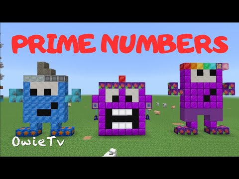 Owie Tv - Prime Numbers Song | Minecraft Numberblocks | Skip Counting Songs