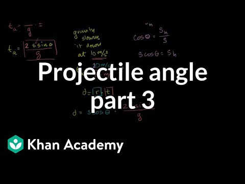 Optimal Angle for Projectile Part 3