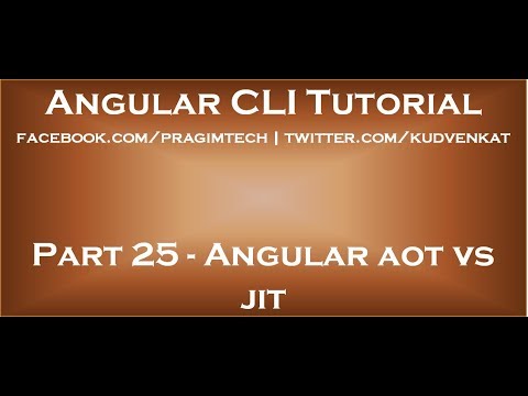 Angular aot vs jit