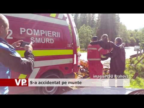 S-a accidentat pe munte