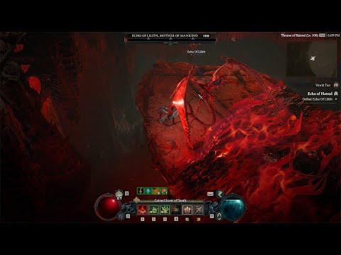 Diablo 4 Echo of Lilith Kill - Bone Spear Necromancer