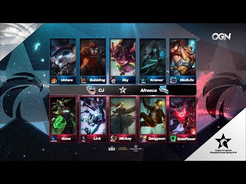 CJE vs AFS Game 3 Highlights - CJ ENTUS vs AFREECA FREECS - LCK Week 5 - SPRING 2016