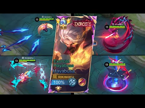 TOP GLOBAL EXORCIST HAYABUSA FREESTYLE GAMEPLAY!!💀(this is illegal)