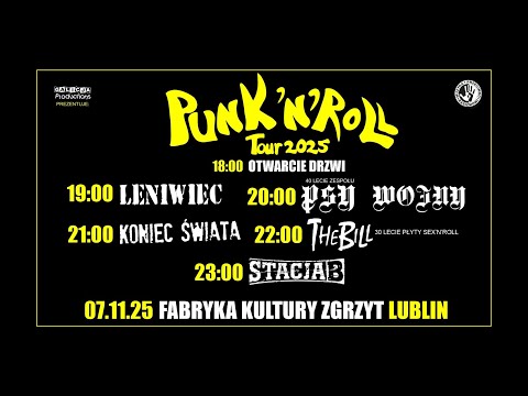 Koniec świata, Punk'n'roll, Lublin, Fabryka Kultury Zgrzyt 2025-11-07 4K 2160p