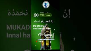 Download lagu Mukaddimah Innal Hamda Lillah #mukaddimah #pembawaacara mp3 Download lagu Mukaddimah Innal Hamda Lillah #mukaddimah #pembawaacara mp3