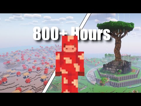 Tour of my Forever Minecraft World! (4 Years)