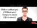 Johnny Sky - With or Without you - (Letra / Lyric)