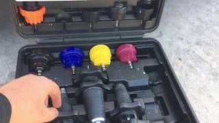 Freightliner Cascadia 2011 DD15 finding coolant leak, coolant system pressure.