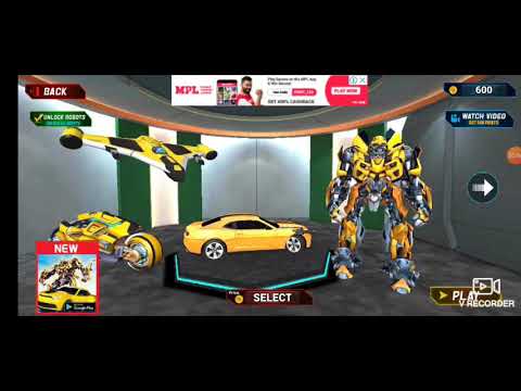 Bumblebee Multiple Transformation Jet Robot Car Game 2020 - Android Gameplay FHD