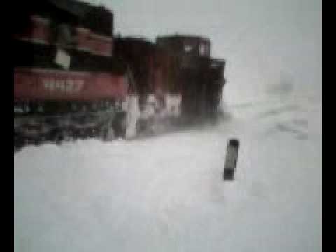 Drifting, railroad style on the Dakota Southern