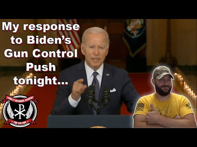 My response to Biden's Gun Control speech tonight... Refuting the propaganda piece by piece...