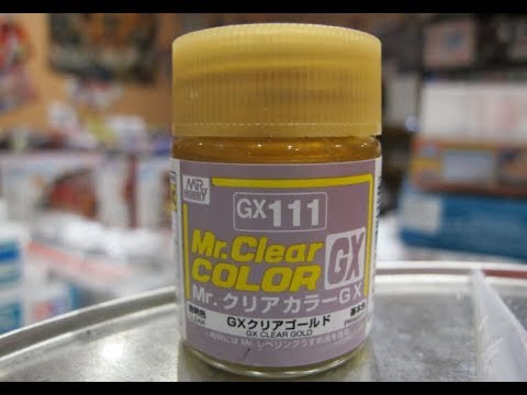 model kit workshop 138: GX111 Mr. Color GX Clear Gold review