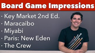 Impressions - Maracaibo, The Crew, Key Market, Miyabi, Paris: New Eden