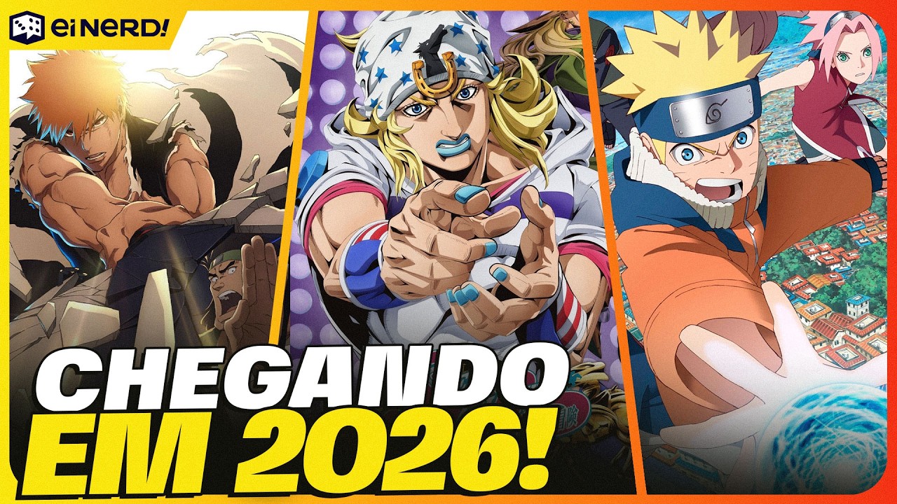 2026 VAI SER O MELHOR ANO DOS ANIMES E EU POSSO PROVAR