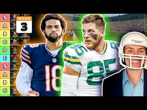 Week 3 Rankings & Tiers (QB/TE/DST)