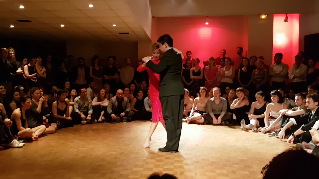 Carlos Espinoza & Noelia Hurtado ❤@ Milonga El Garron _ Paris _ Démo 5/6