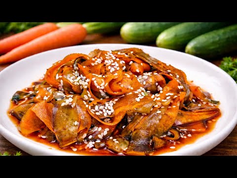 Detox salad in 5 minutes! Only 2 ingredients – helps with weight loss and getting a flat belly.