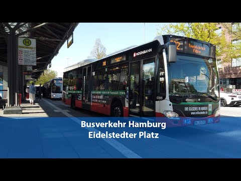 Busverkehr Hamburg: Eidelstedter Platz HVV | 8. Mai 2023
