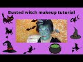 Halloween Busted Witch Makeup Tutorial🎃
