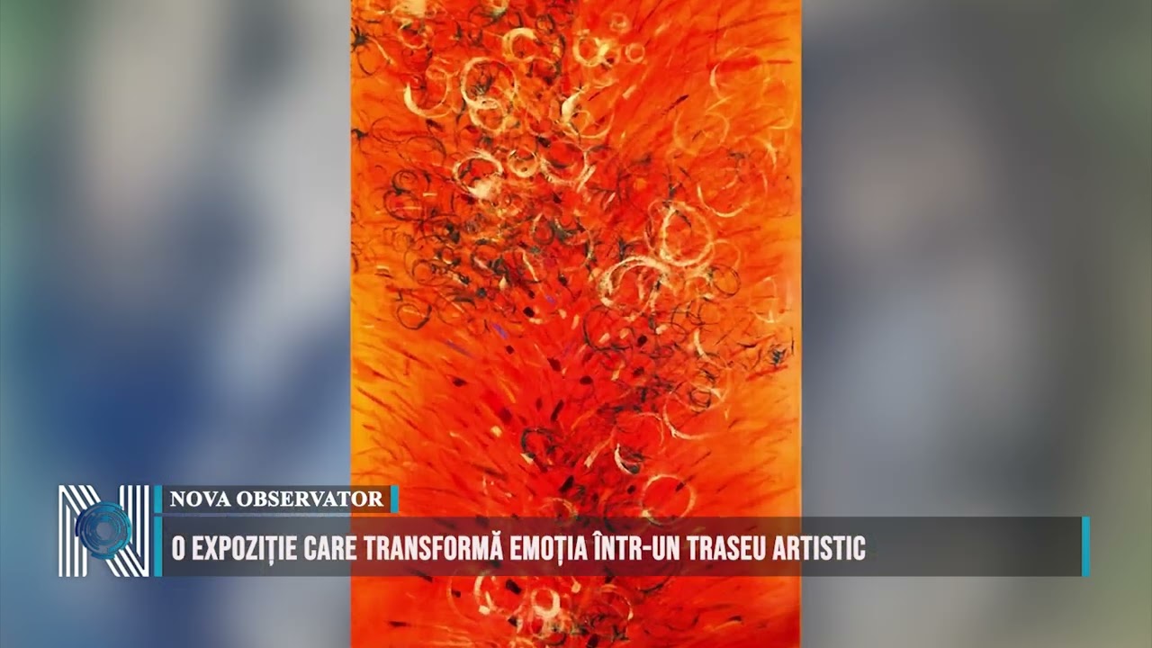 O expoziție care transformă emoția într-un traseu artistic