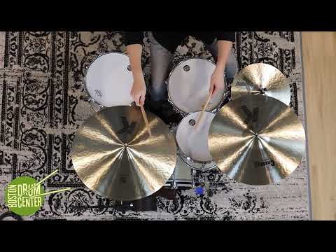Zildjian K 22" Ride (3065g) & 20" Crash Ride (2103g) Cymbals