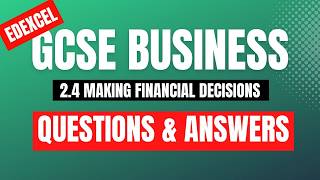 Paper 2 GCSE Business 2.4 Questions & Answers