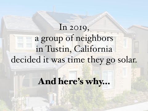 Solar Open House: Tustin, California Neighborhood Goes Solar with Solar Optimum