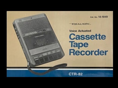 REALISTIC CTR-82 14-1049 CASSETTE TAPE RECORDER
