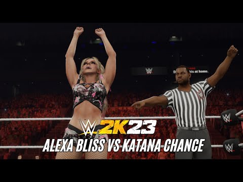 WWE 2K23 Alexa Bliss vs Katana Chance WWE Raw  Juli 2023