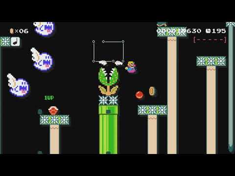 夜って好きです♥_(о^ω^о)_keep B　半自動 by Noah - Super Mario Maker - No Commentary 1bq