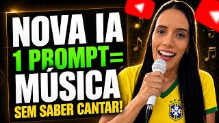 Descobri uma IA que Cria MÚSICA COMPLETA com Voz Realista, Letra e Instrumental